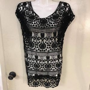 Design works brand size large crochet Style blouse